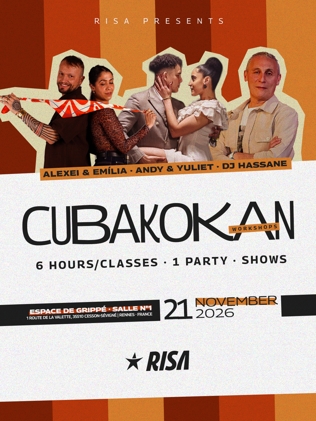 Affiche CUBAKOKAN Workshops 2026